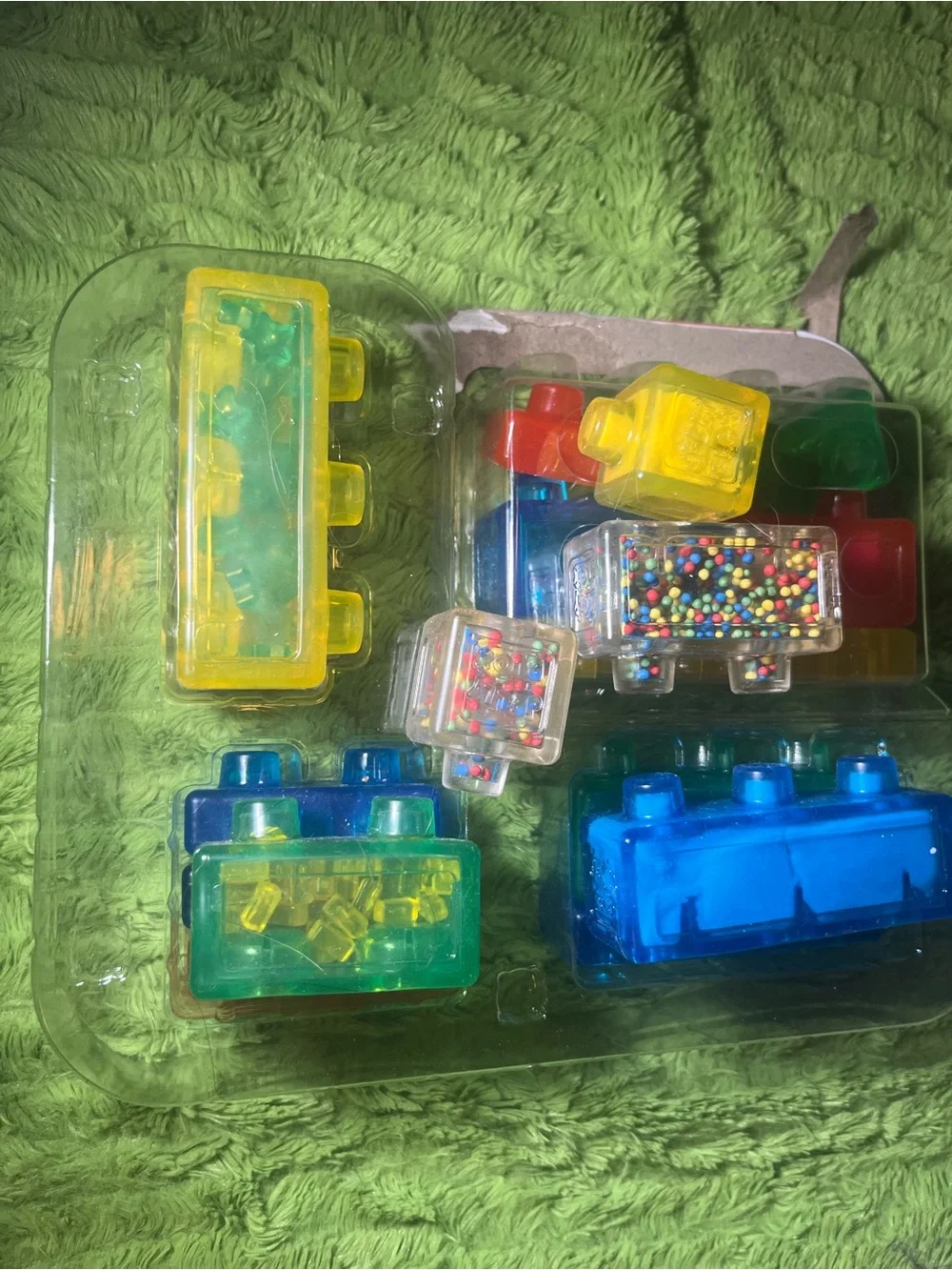Jelly Blox Kids Colorful Squishy Fidget Toy Blocks Original Full Set🩵